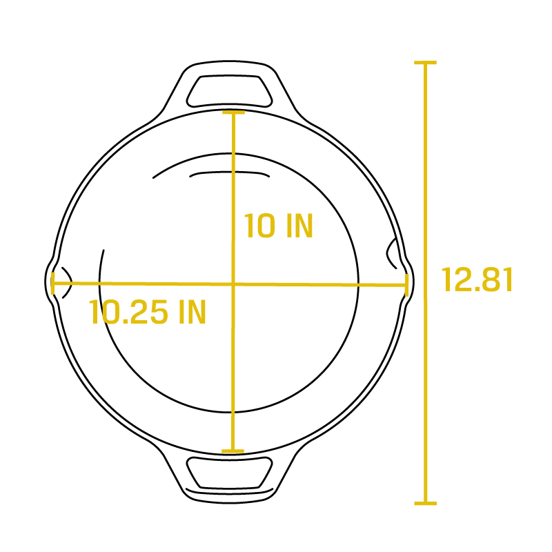 Cast Iron Dual-Handle Pan - Image 12